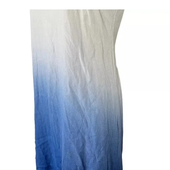 Bar III Ombre Maxi Dress - Blue and WhiteSleevesless White & Blue Size small nwt - Picture 8 of 12